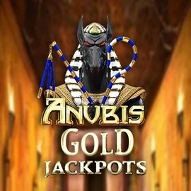Anubis Gold Jackpots slot logo by Inspired Gaming at Ringospin Casino