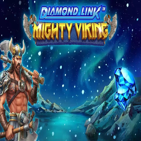 Diamond Link Mighty Viking logo – Slots by Greentube at Ringospin Casino