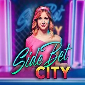 Side Bet City slot logo by Evolution at Ringospin Casino