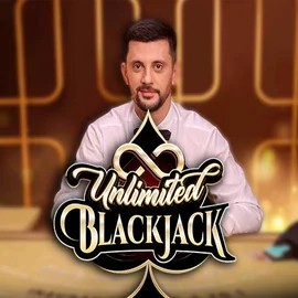 Unlimited Blackjack by Ezugi, showcased at ringosspin.it – game logo