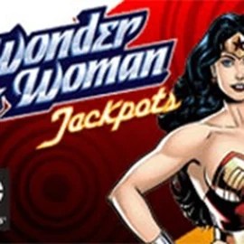 Official Jackpots logo: Wonder Woman Jackpots by Amaya at Ringospin Casino